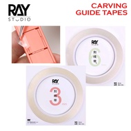 [RAY STUDIO] CARVING GUIDE TAPES MODEL KITS TOOLS