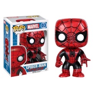 [box-flaw] Spider-Man - Black &amp; Red Suit Spiderman Funko Pop! Vinyl Figure