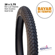 Ban Luar Sepeda Ukuran 16 x1.75 Swallow
