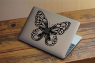 Sticker Aksesoris Laptop Apple Macbook Butterfly 001