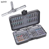 QUIM Completed 66 In 1 Screwdriver Set For Furniture Assembly Electronics And Bike Repair Magnetic S