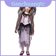Fun And Spooky Halloween Costume For Kids Ghost Bride For Outfit Cosplay