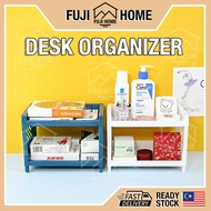 🏠READY STOCK🏠Ins Style 2 Tier Desktop Storage Drawer Desk Organizer Double Layer Table Storage Rack 