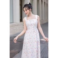 ELLARIS FLORAL MAXI IN RED