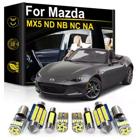 Car LED Interior Light For Mazda MX5 MX 5 ND NB NC NA Miata MK 1 2 3 1990 2016 2017 2019 2020 Access