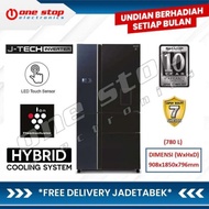 [GARANSI RESMI] SHARP SJ-IFX96PDG-BK Kulkas Multi Door 5 pintu J-Tech