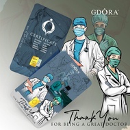 GDORA Gold Bar 0.25gram '' Doctor '' 999.99