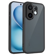 เคสสำหรับ Vivo X200 Fe VivoX200 Fe VivoX200Fe X200Fe 5G อะคริลิคสีดำด้านเคสมือถือกันกระแทกเคสฝาหลังเ