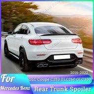 For Mercedes Benz GLC Class Coupe Car Rear Tail Trunk Spoiler C253 GLC260 GLC300 2016-2022 AMG Spoil