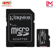 Thẻ nhớ microSDXC Kingston Canvas Select Plus 256GB U3 V30 A1 R100MB/s W85MB/s - Kèm Adapter (Đen) -