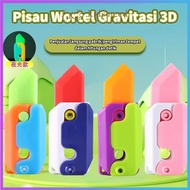 Gravity Carrot Knife Toy 3d Printing Fidget/Toys Toys Gravity Carrot Knife Decompression Push Card/S