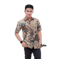 Kemeja Batik Anak Laki laki Motif Sekarjagad Batik Pria Dewasa Couple Batik Ayah dan Anak Laki Laki 