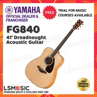 Yamaha FG840 Acoustic Guitar Yamaha 41 inch Dreadnought Solid Spruce Top Folk Guitar ( FG 840 ) Yama