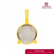 Jaya Mata Kitchen Fine Mesh Strainer (Yellow/Red) 1pc JM366/JM367/JM368/JM369