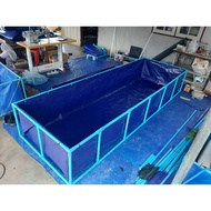 Canvas Pond Can Be Used In Many Ways Size 1 * 3 * 0.5 With 6-Inch Pvc Frame