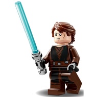 Original Lego Star Wars - Anakin Skywalker (Dark Brown and Black Robe, Black Hands) 75401 Minifigure