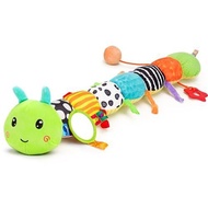 Baby Sensory Toy 0-6 Month Music Animal Stuffed Plush Caterpillar Toy for Infant 0-3-6 Month Tummy T