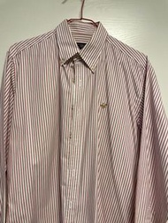 Beverly Hills Polo Club 恤衫 shirt Red White Stripe Medium M Polo