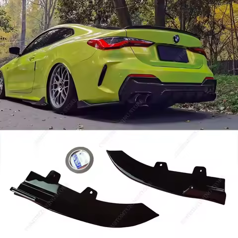 For BMW G22 G22 M Sport Rear Bumper Side Splitters 430i 430d 430i M440d M440i 2020-2024 2DR Rear Bum