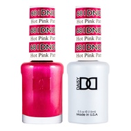 DAISY DND duo - gel polish and nail polish, shades of pink