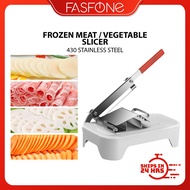 Stainless Steel Meat Slicer Meat Cutter Beef Slicer Manual Adjustable Pisau Dapur Pisau Daging Mesin