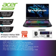Acer Predator Helios 500 Gaming Laptop (17.3" UHD 120Hz/I9-11980HK/64GB/2TB SSD/RTX3080 16GB/W11) PH