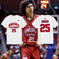 PBA T-Shirt Jersey - Japeth Aguilar - Barangay Ginebra