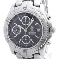 TAG HEUER 豪雅 Link 計時碼錶精鋼自動男錶 CT5111 拋光款