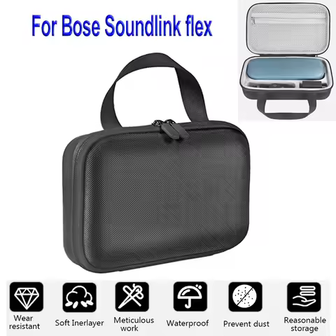 Portable Storage Bag for Bose SoundLink Flex Bluetooth-Compatible Speaker Case for Travel Trip Stora