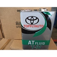 TOYOTA ATF T-IV AUTO TRANSMISSION FLUID OIL 4L FOR [ TOYOTA ALTIS 04 , VIOS 06 , AVANZA ]
