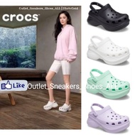 รองเท้า CROCS Women's Crocs Classic Bae Clog ส่งฟรี ดำ W8