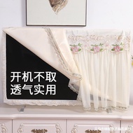 Lace Tv Cover Dust Cover 43 Inch 50 Inch 55 Inch 65 Inch Modern Cover Towel Turn On Without Taking The Cover Cloth