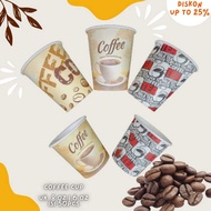 [CONTENTS 50pcs] Paper Cup Size 8 Oz (240 ML) | Size 6 Oz (180 ML) Hygenix Food Grade Heat Resistant