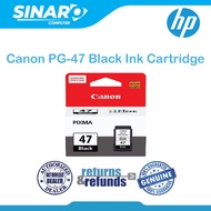 Canon PG-47 Ink Black Cartridge ( E400 / E410 / E460 / E470 / E480 / E3170 )
