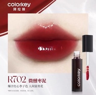 Son Môi Dạng Lỏng Colorkey Mirror Lip Glaze Son Môi Dưỡng Ẩm Dạng Lỏng Màu Hồng Son Môi Bóng Mịn Màn