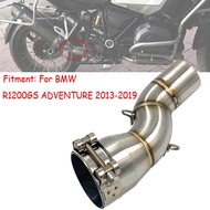 R1200GSA R1200GS ADV Motorcycle Muffler Exhaust Middle Link Pipe Connect Tube For BMW R1200GS Advent