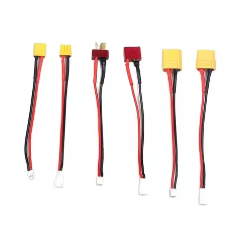 5PCS 10CM Length Battery Charging Cable PH2.0 to XT30 XT60 T Connector Adapter Wire 22 AWG Male Fema