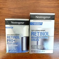 2件$450 限量優惠 Neutrogena Retinol Pro+ Power Serum 30ml Neutrogena Retinol Regenerating Cream 48g