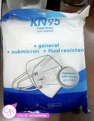 KN95 Face Mask (non-medical) หน้ากากอนามัย สีขาว เกรดทางการแพทย์ มีคุณสมบัติการกรองแบคทีเรียที่มีประสิทธิภาพ 10ชิ้น/แพ็ค