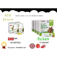 DR NOORDIN DARUS DND RX369 &amp; DND369 Sacha Inchi Oil Original Softgel Sacha Inchi Organic Minyak Sacha Inchi Dr Nordin