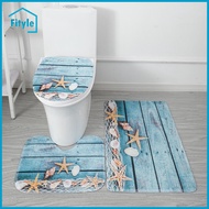 Bathroom Rug Set Bath Rug Washable Non Slip 3 Piece Soft Carpet Door Stepping Mat Absorbent Bath Mat