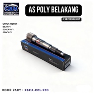 23411-KZL-930 CRUN As Poly /As Pulley /As Pully Shaft Drive Honda BEAT f1 Vario f1 Spacy f1 Soopy f1
