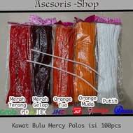 POLOS-Hijau To PASTEL Grosiran Kawat Bulu Mercy Polos | Kawat Bulu Mer