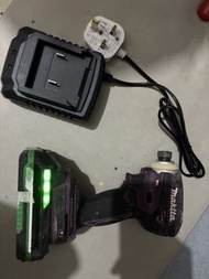 Makita牧田18v起子機172紫色95新跟代用一電一充