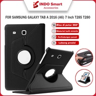 Samsung Tab A 2016 A6 7.0 T285 T280 Flip Cover Rotary Standing Leather Case tablet
