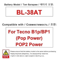 Mobile Phone Battery BL-38AT 4000mAh For Tecno Pop Power Pop 2 Power B1p BP1