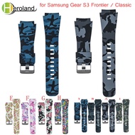 Watchband strap for Samsung Gear S3 Frontier Classic Watch band Sport soft Silicone Bracelet 22mm