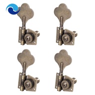 Guitar Vintage Open Bass Guitar Tuning Key Pegs Machine Heads Tuners 4R for 4 Strings Bass