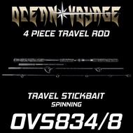 BONE - OCEAN VOYAGE ~ Travel Stickbait Four Piece Rod