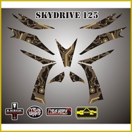 ✉ § ▥ SKYDRIVE 125 STOCK DECALS